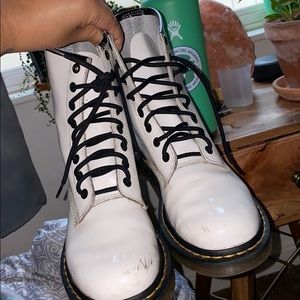White doc martens women’s size 8!